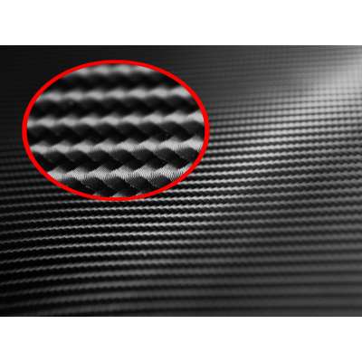 Carbon 4D roll film black 1.52x30m