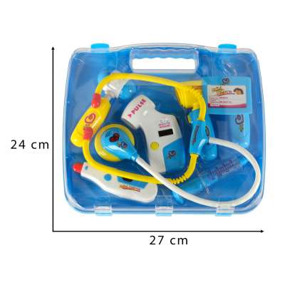 Doctor's kit in a suitcase DOCTOR +lights blue