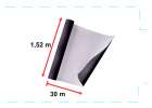 Foil roll metallic brushed black 1,52x30m 5