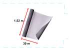 Foil roll metallic brushed graphite 1,52x30m 4