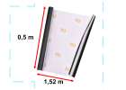 Folia rolka carbon 5D czarna 1,52x18m 3
