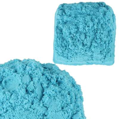 Kinetic sand 1kg in a bag blue