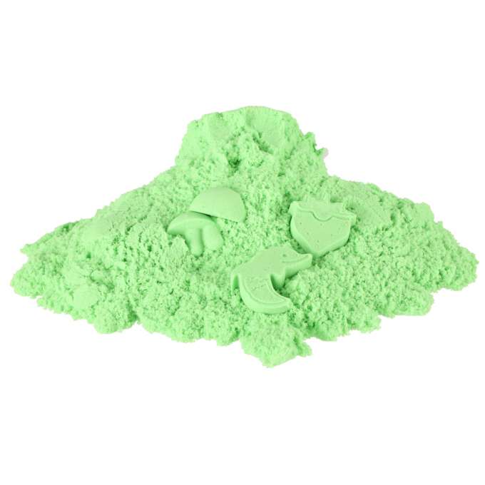 Kinetic sand 1kg in a bag green