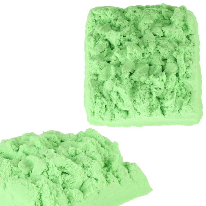 Kinetic sand 1kg in a bag green
