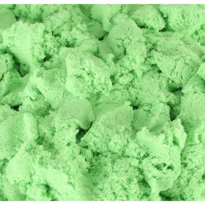 Kinetic sand 1kg in a bag green
