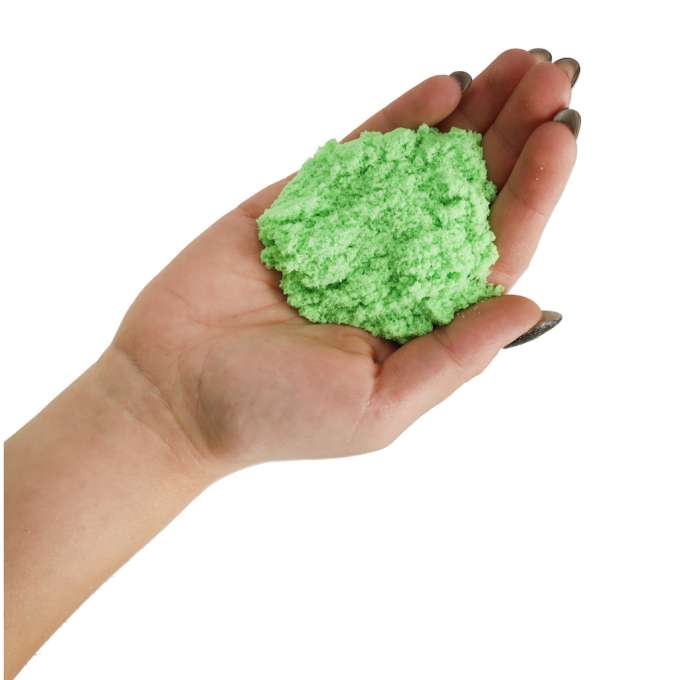 Kinetic sand 1kg in a bag green