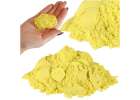 Piasek kinetyczny 1kg w woreczku żółty 1
