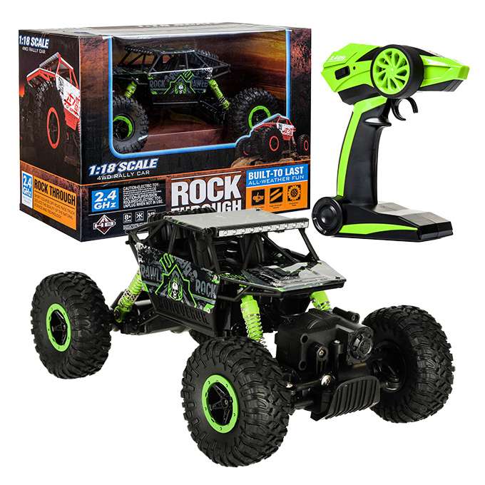 Remote control car RC Rock Crawler HB 2.4GHz 1:18 green