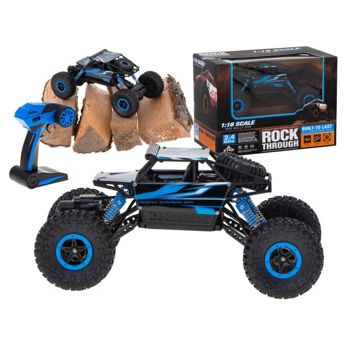 Samochód RC Rock Crawler HB 2,4GHz 1:18 niebieski 