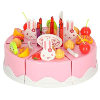 Birthday Cake Cutting Kitchen 75 el. pink