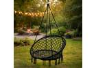 LUARO swing chair stork's nest black 80 cm 150 kg 3