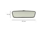 Wide angle suction cup rear view mirror 20cm 4