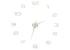 Wall clock large 80-120cm silver 12 digits 1
