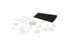 Wall clock large 80-120cm silver 12 digits 4