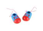 Wooden shoes for learning how to tie shoelaces 2 pieces 5