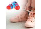 Wooden shoes for learning how to tie shoelaces 2 pieces 9
