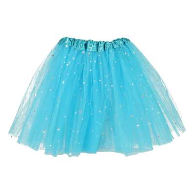 Carnival costume disguise Unicorn headband+skirt blue 3-6 years old