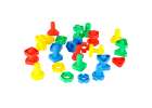 Construction blocks educational montessori screws 30 elements 2