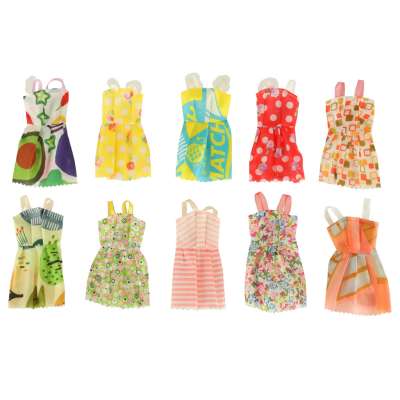 Doll clothes + accessories set of 43 el.