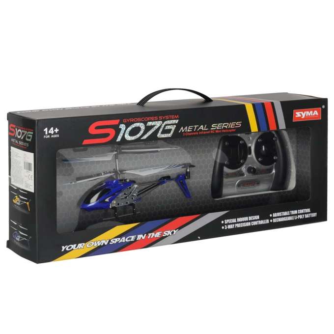 Helikopter zdalnie sterowany na pilota RC SYMA S107G niebieski