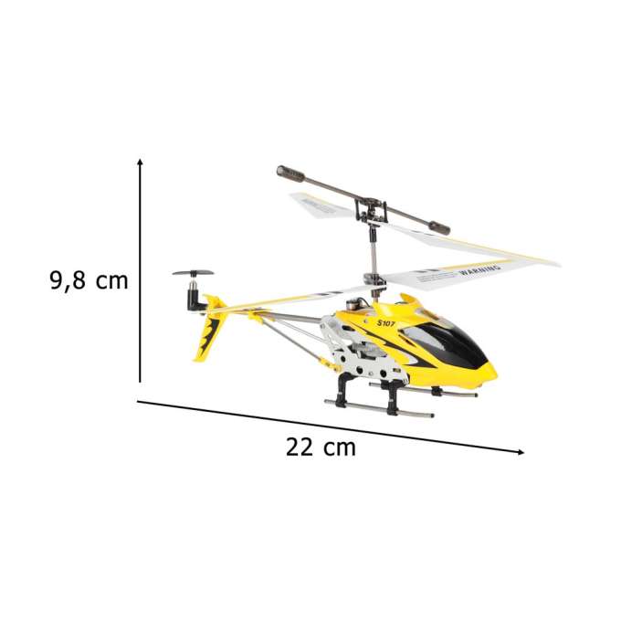 SYMA S107G RC helicopter yellow