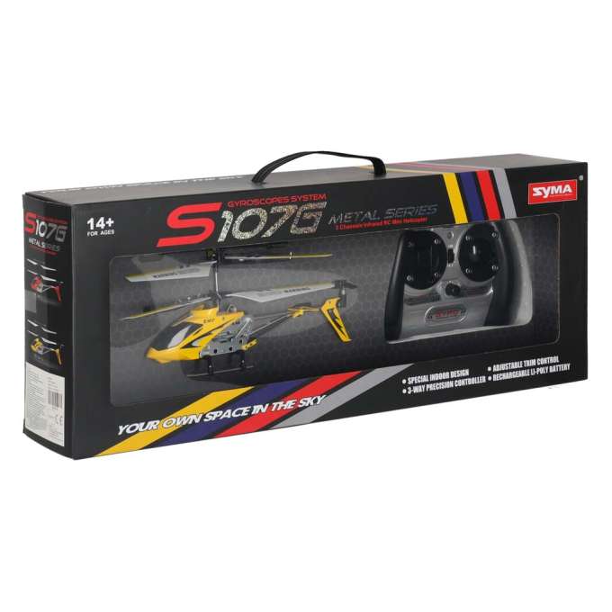 SYMA S107G RC helicopter yellow