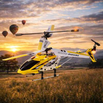 SYMA S107G RC helicopter yellow