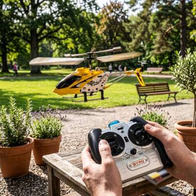 SYMA S107G RC helicopter yellow