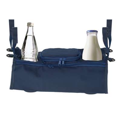 Stroller organizer for drinks bottle navy blue