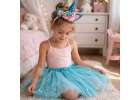 Unicorn carnival costume headband+skirt blue 3-6 years old 8