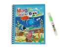 Water book with marker sea animals blue 2