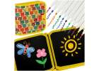 Portable chalkboard soft notebook sketchbook teddy bear 1