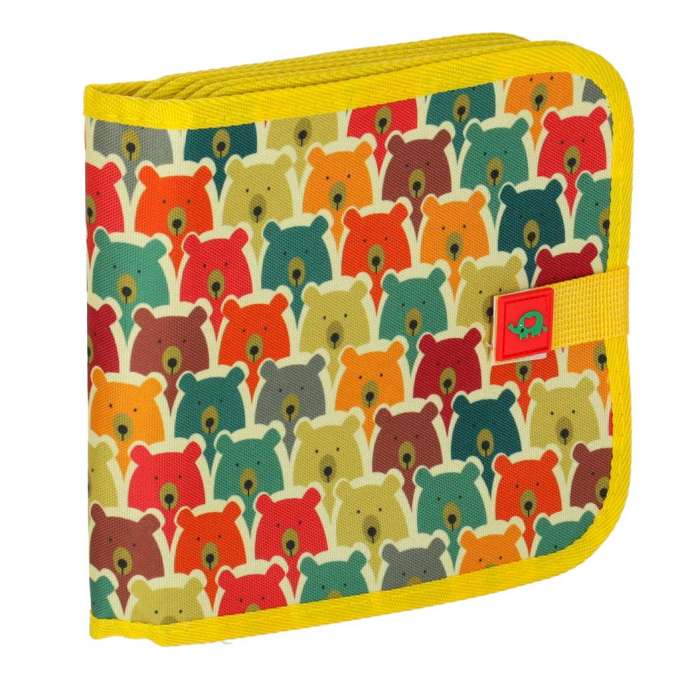 Portable chalkboard soft notebook sketchbook teddy bear