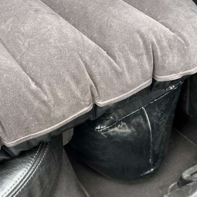Car bed mattress car inflatable + pump black