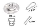 Ceiling mount hammock swing hook chain 200kg 4