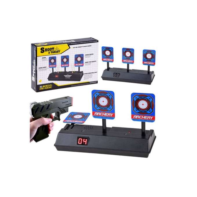 Electronic shooting target 3 targets digital