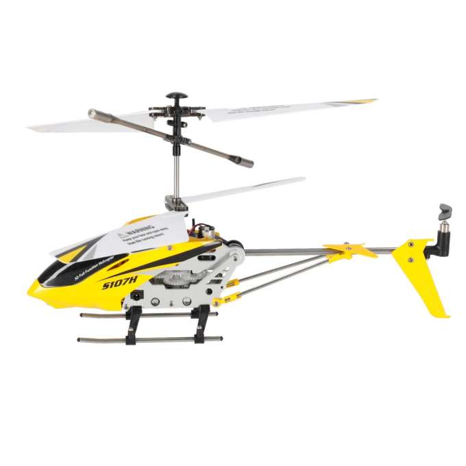 Helikopter zdalnie sterowany na pilota RC SYMA S107H 2.4GHz RTF żółty