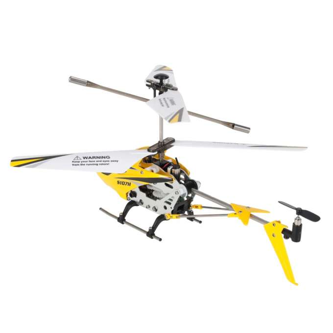 Helikopter zdalnie sterowany na pilota RC SYMA S107H 2.4GHz RTF żółty