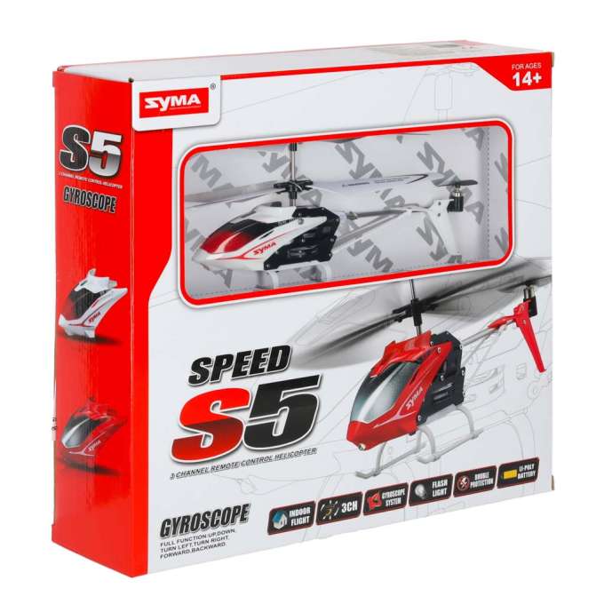 Helikopter zdalnie sterowany na pilota RC SYMA S5 3CH biały