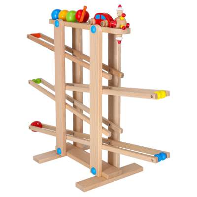 Montessori XXL wooden ball track kulodrome