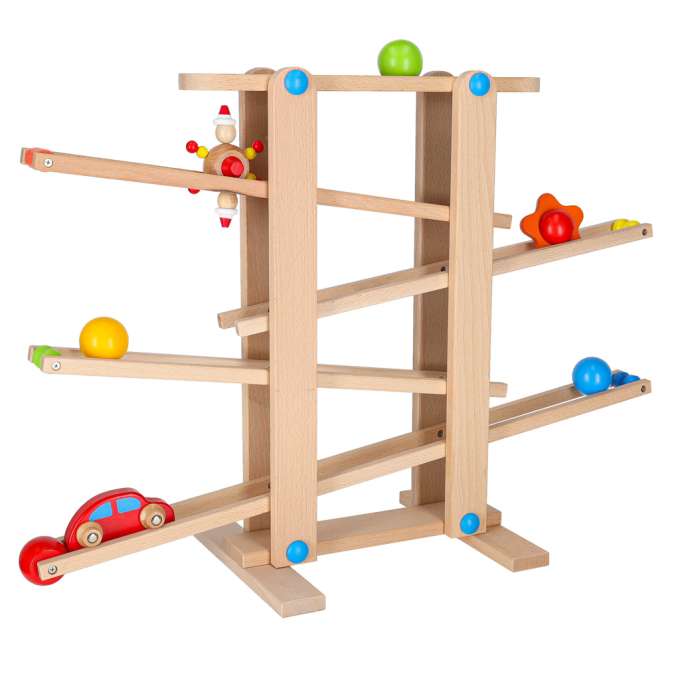 Montessori XXL wooden ball track kulodrome