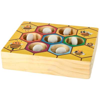 Montessori bees honeycomb educational game