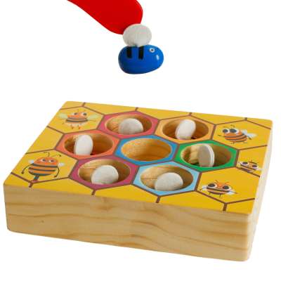 Montessori bees honeycomb educational game