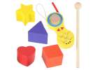 Push toy for children wooden walker educational cube 6-in-1 8
