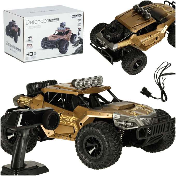RC off-road drift car 20 km/h brown
