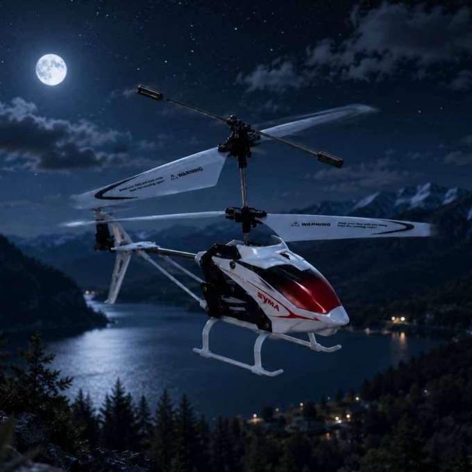 SYMA S5 3CH RC helicopter white
