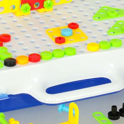 Screwdriver drill screws construction blocks 237 pieces