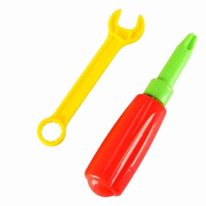Screwdriver drill screws construction blocks 261 elements