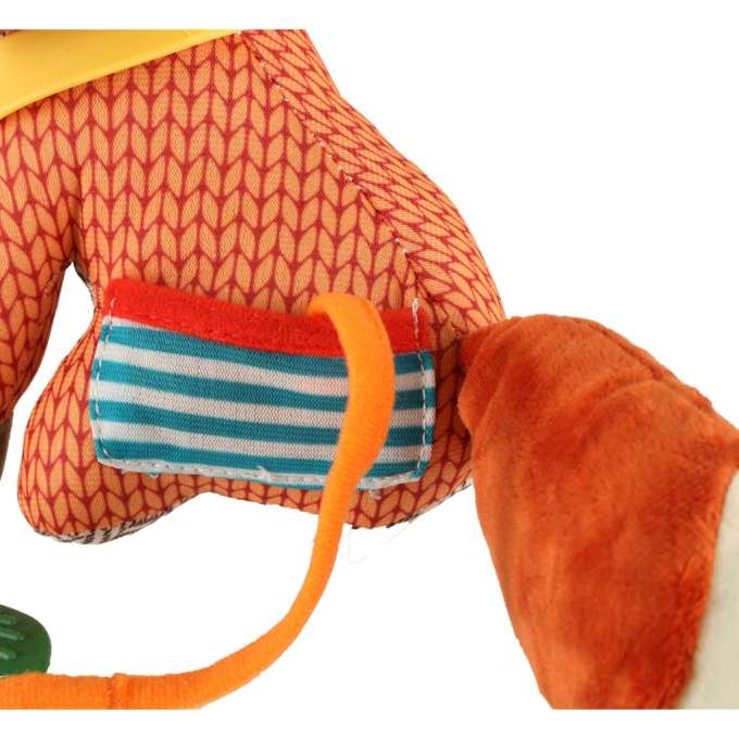 Sensory mascot fox stroller pendant