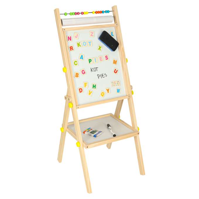 Tablica magnetyczna kredowa liczydło papier kreda literki gratis